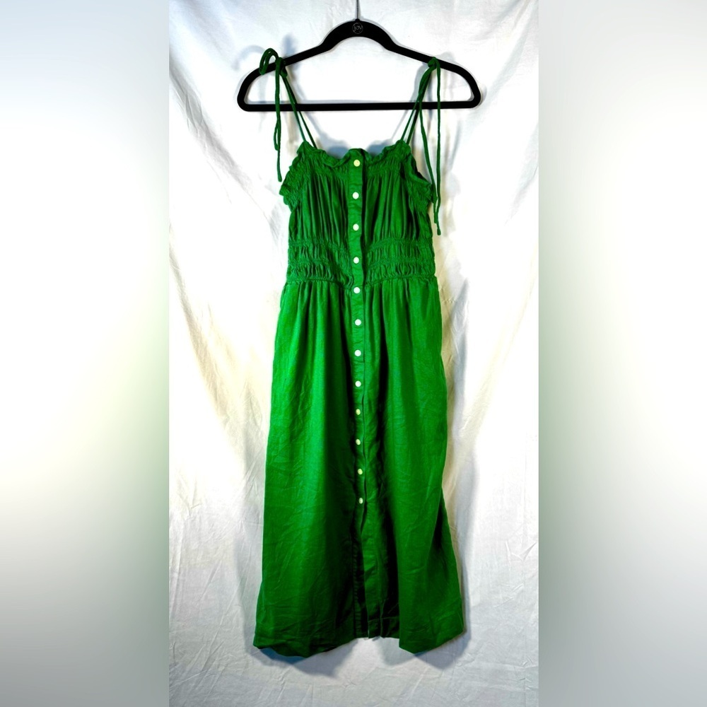 Universal Thread Green Sleeveless Button-Down Dress Size M - Picture 4 of 12
